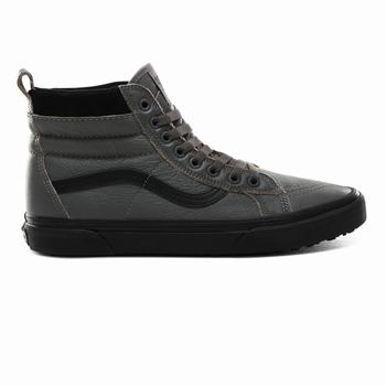 Vans Sk8-Hi MTE - Miesten Korkeavartiset tennarit - Leather/Pewter